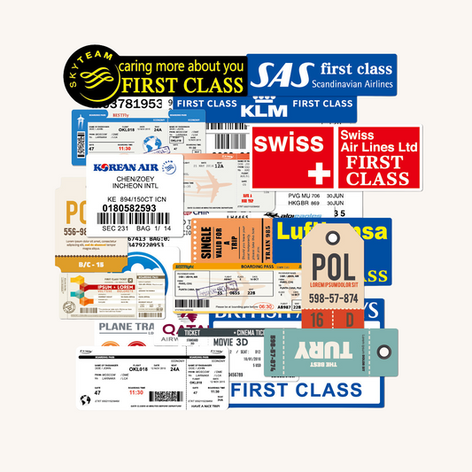 Boarding Stickers